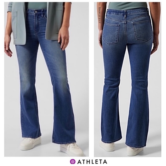 🔥 ATHLETA Skulptek Jeans 360*-Stretch for Ultimate Comfort SIZE 6 NWTS-$120 - Picture 2 of 8